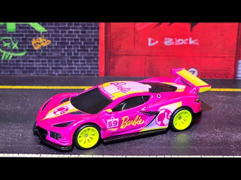ホットウィール BARBIE 65th CORVETTE C8.R 5台 ホットウィール BARBIE 65th CORVETTE C8.R 5台 Hot Wheels