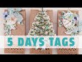 DAY 3 of 5 Days of Christmas Tags Stamperia Edition ~ ✂️ Maremi&#39;s Small Art