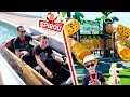 Vlog  100 fun au parc spirou   attraction aquatique  manges