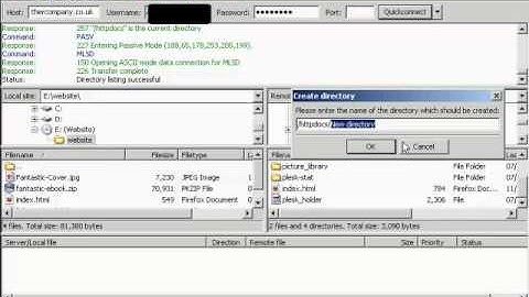 Video 04   How To Upload Files Via FTP
