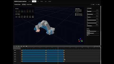 Parol6 - Demo of Pilot web GUI