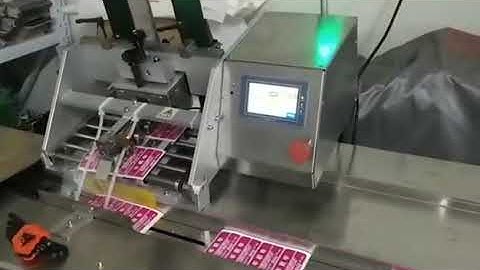 friction feeder with flow pack, overwrapping machine