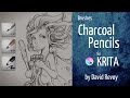 Krita brushes: Charcoal pencils