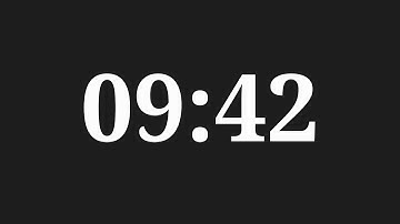 9 Minutes 42 Seconds Countdown Timer