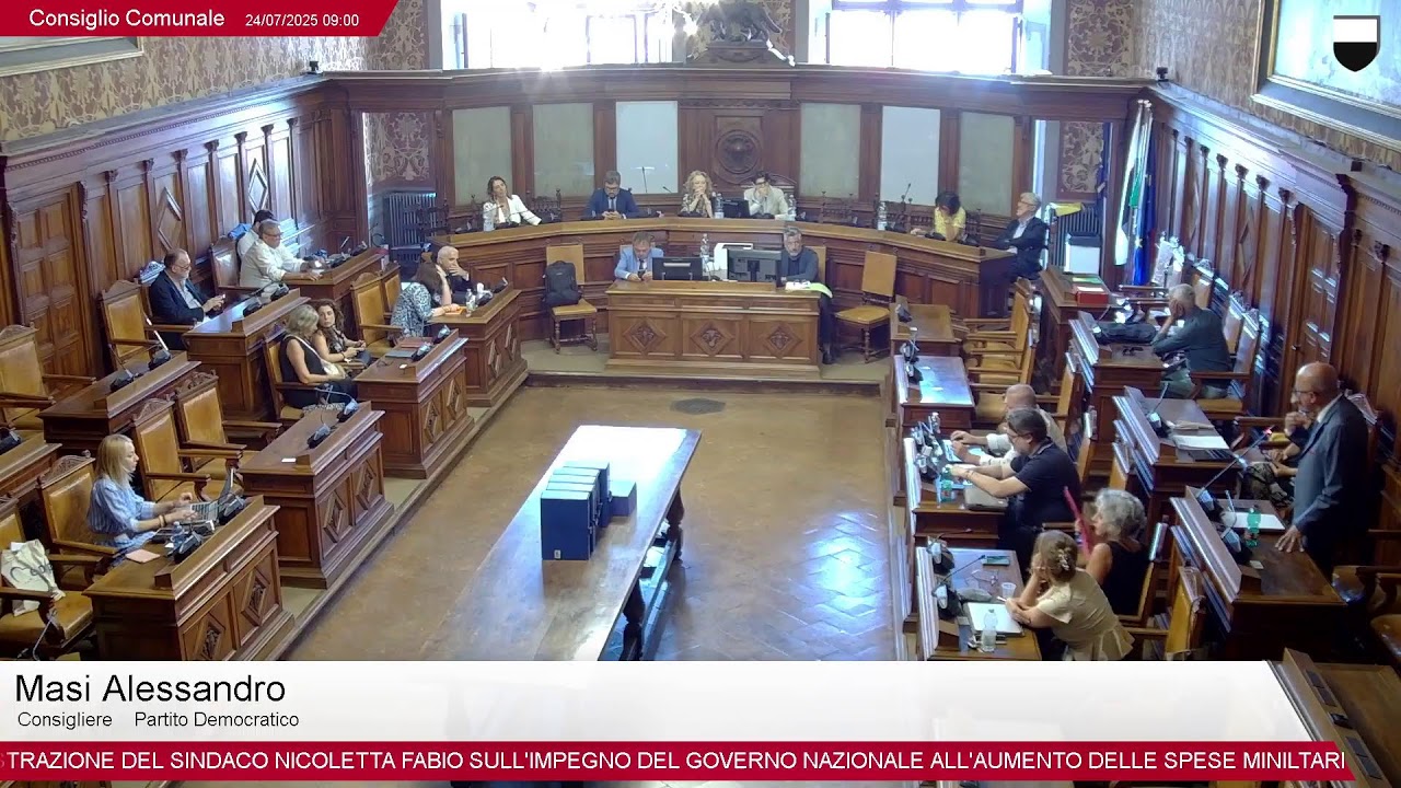 Consiglio comunale Siena