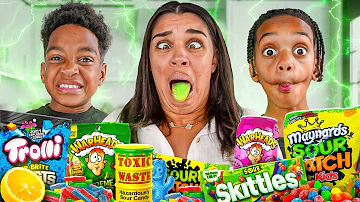 LAST PERSON TO STOP EATING SOUR FOODS WINS!