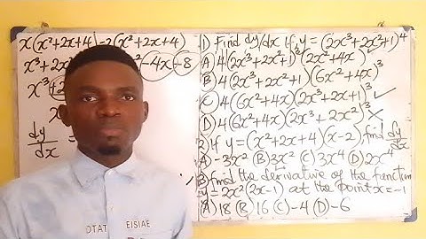 CALCULUS: Differentiation and Results of Derivatives. The Derivative of cosec x, Cotx & Secx