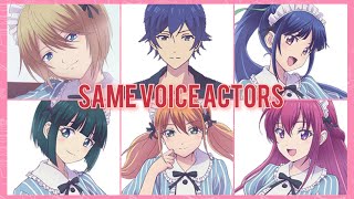 Megami no Café Terrace Characters Japanese Same Voice Actors#anime