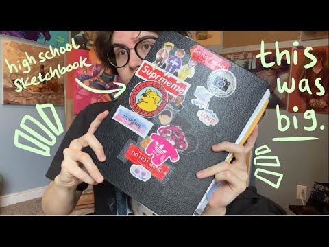 my most important sketchbook pt.1 (sketchbook tour)