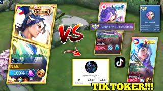 ZILONG VS TIKTOKER X GLOBAL NA BENEDETTA 🔥| ANG KATAPOSAN NI ZILONG