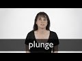 PLUNGE definition and meaning