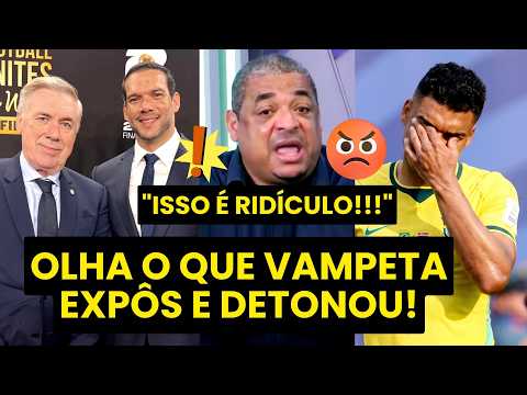 VAMPETA FOI BRILHANTE! "MERMÃO, eu FIQUEI SABENDO que..." OLHA o que DETONOU do BRASIL NA COPA!