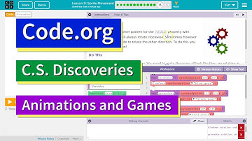 Sprite Movement - Lesson 9.13 Code.org Tutorial with Answer