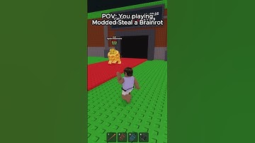 Modded Steal a Brainrot POV #shorts #roblox #stealabrainrot