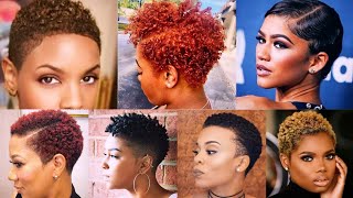 ♥100 + Popular Short Natural Haircuts For Women 2023 (Short Hairstyles Guide) || 4c Low Haircuts