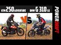 Giveaway Alert | KTM 250 Adventure VS BMW G 310 GS BS6 | Sub ₹3-lakh ADVs Compared | PowerDrift