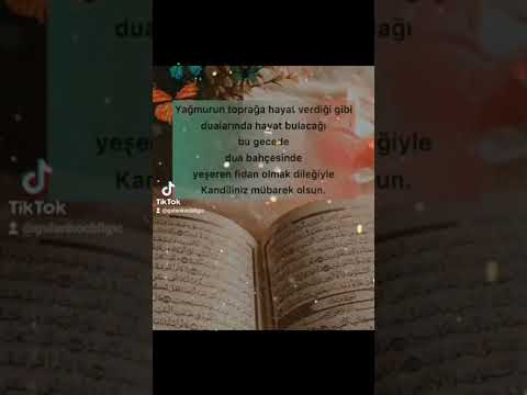 Regaip kandiliniz mübarek