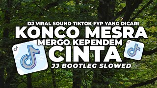 DJ KONCO MESRA MERGO KEPENDEM CINTA - BOOTLEG SLOWED SOUND TIKTOK VIRAL