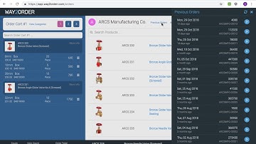 Placing Order to Supplier (from Web App) in Way2Order B2B Ordering App