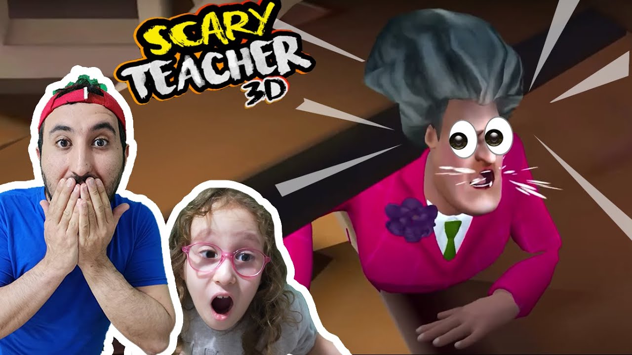 KIZGIN ÖGRETMENİN AĞAÇ EVİ YIKILDI ALTINDA KALDI 😨| SCARY TEACHER 3D | BAHAR VE BANU ALYA OYUNA GEL