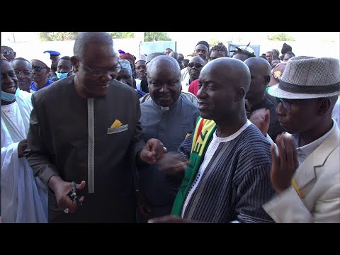 Lancement activités nouveau centre socio culturel Mont Rolland (Maire Yves Lamine Ciss)