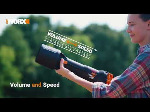 Introducing the ALL-NEW Worx LeafJet 20V brushless leaf blower (WG550)