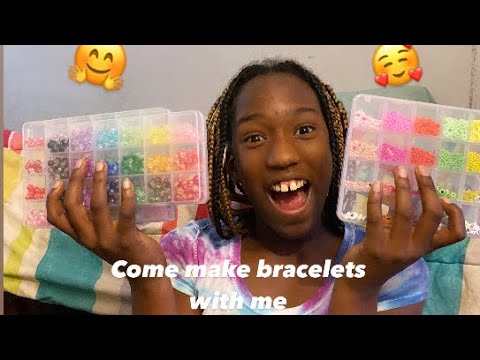 Make bracelets with me 🤗 - YouTube
