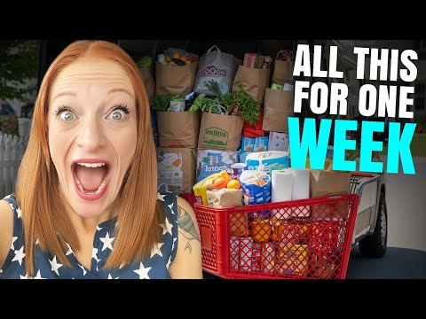Family of 13 Grocery Haul - This Will Last Them A WEEK?!😱