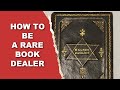 How to be a rare book dealer rarebook bookselling antique booktok booktube