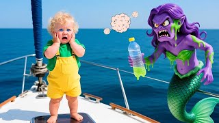 Monsters in the Sea | Don’t Throw Trash in the Ocean | Halloween Songs | Tina and Lina Kids Songs