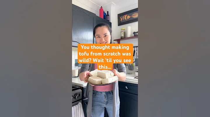 How to make tofu from scratch without tofu press and tofu coagulants - Easy recipe
