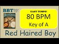 Red haired boy   bluegrass backing track 80