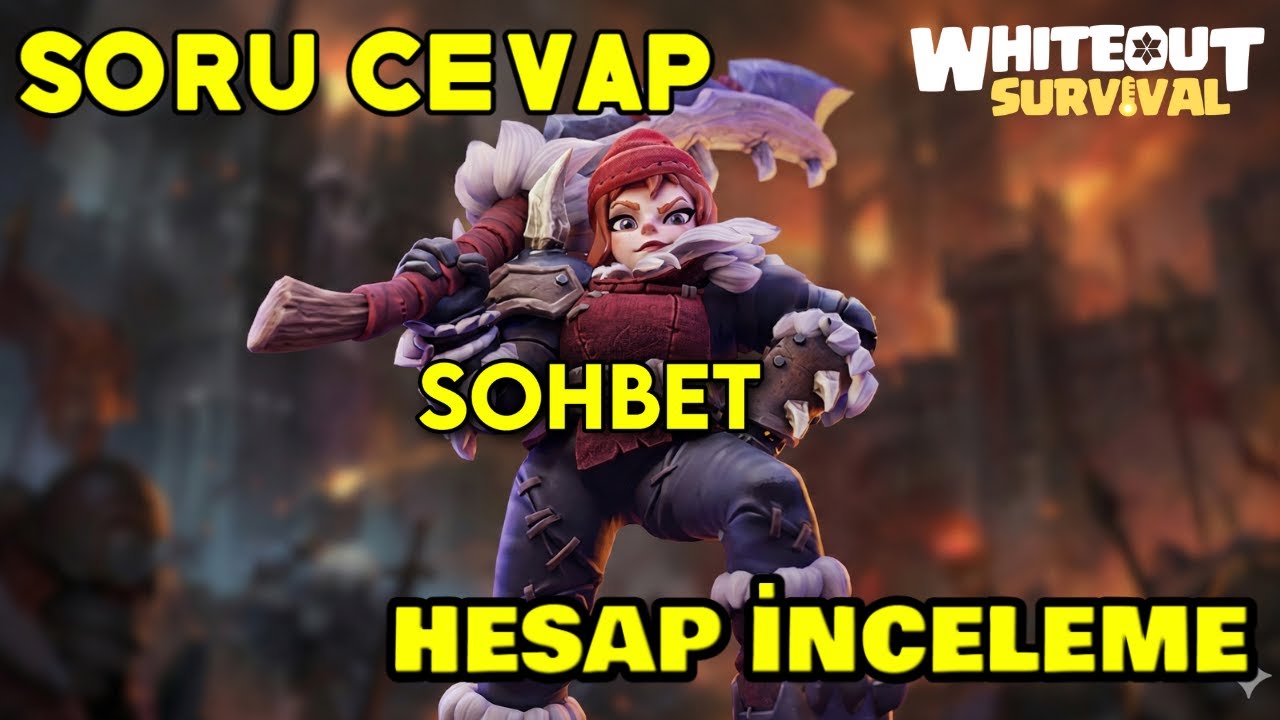 SÜRPRİZ KONUKLAR -  ASKER BASIYORUZ - SORU CEVAP - WHİTEOUT SURVİVAL