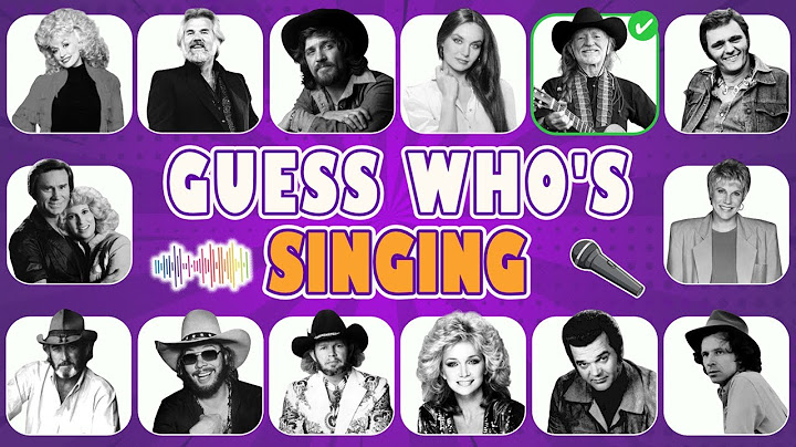 Guess Who's Singing 70s Country Songs | Everyone knows 🎵  - MUSIC QUIZ | EASY 🎶