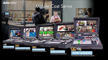 【Official】  Take Your Live Video Production Anywhere with Datavideo Mobile Cast HS Series