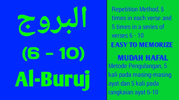 سورة البروج [6-10]