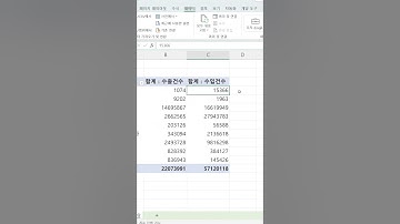 피벗 테이블 값에 필터 설정하기 #shorts