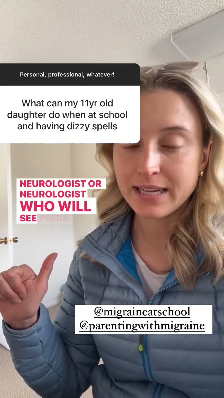 What Can My 11 Yr Old Daughter Do When At School And Having Dizzy What Can My 11 Yr Old Daughter Do When At School And Having Dizzy