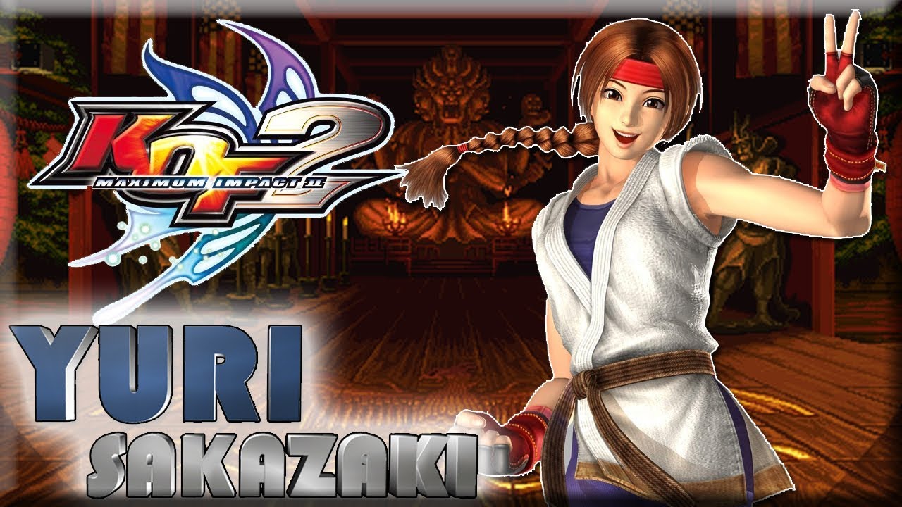 【TAS】KOF MAXIMUM IMPACT 2 - YURI SAKAZAKI STORY MODE & CUTSCENES kyo kusanagi quotes