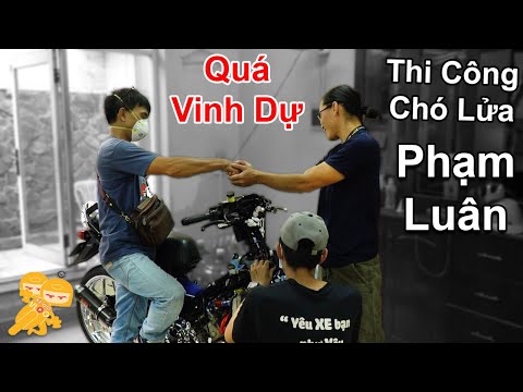 Video Quá Vinh Dự Khi Được Làm Điện Cho Xe CHÓ LỬA Của 