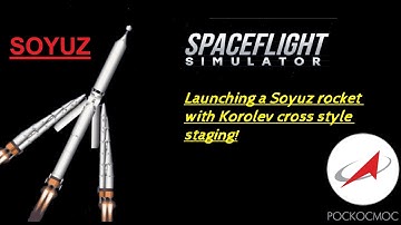 Soyuz with korolev cross