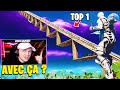 🔥 DÉFI : Faire TOP 1 en SKYBASE avec des DEMI CONSTRUCTIONS SEULEMENT ! Fortnite chapitre 2