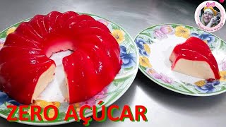 GELATINA RECHEADA ZERO AÃ‡ÃšCAR COM CONFEITEIRA RENATA / RECEITA PARA DIABÃ‰TICOS