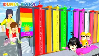 Yuta Kumpulkan Orang Sesuai Warna Terowongan Warna Warni Rainbow Yakuza Hujan Uang | Sakura School