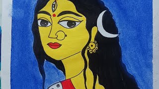 Joi Maa Durga||Soft Pastel Art||CHITROSUR|| screenshot 4