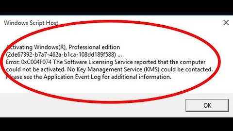 how to fix windows 10 activation error 0xc004f074-windows 10 error code 0xc004f074