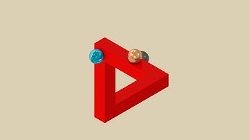 penrose triangle optical illusion V2