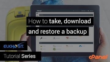 How to take, download and restore a backup in cPanel