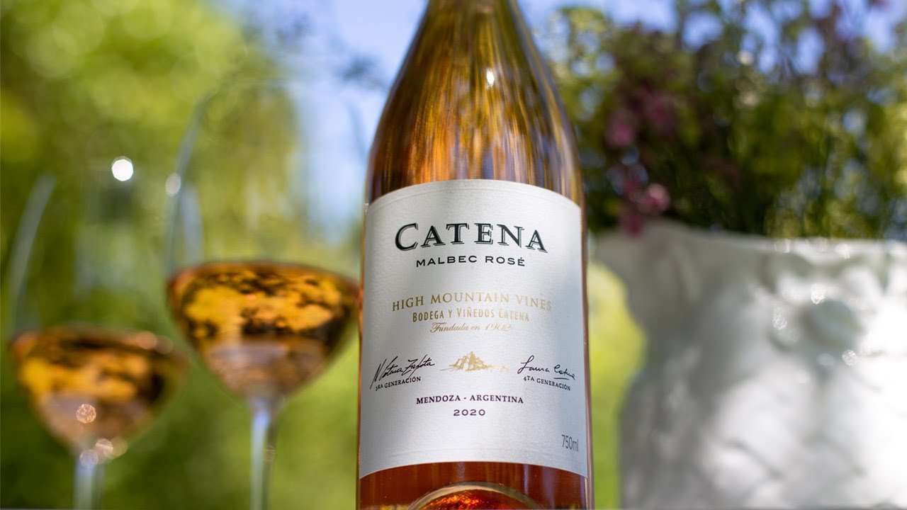 Novidade na Mistral: Catena Zapata Malbec Rosé - YouTube