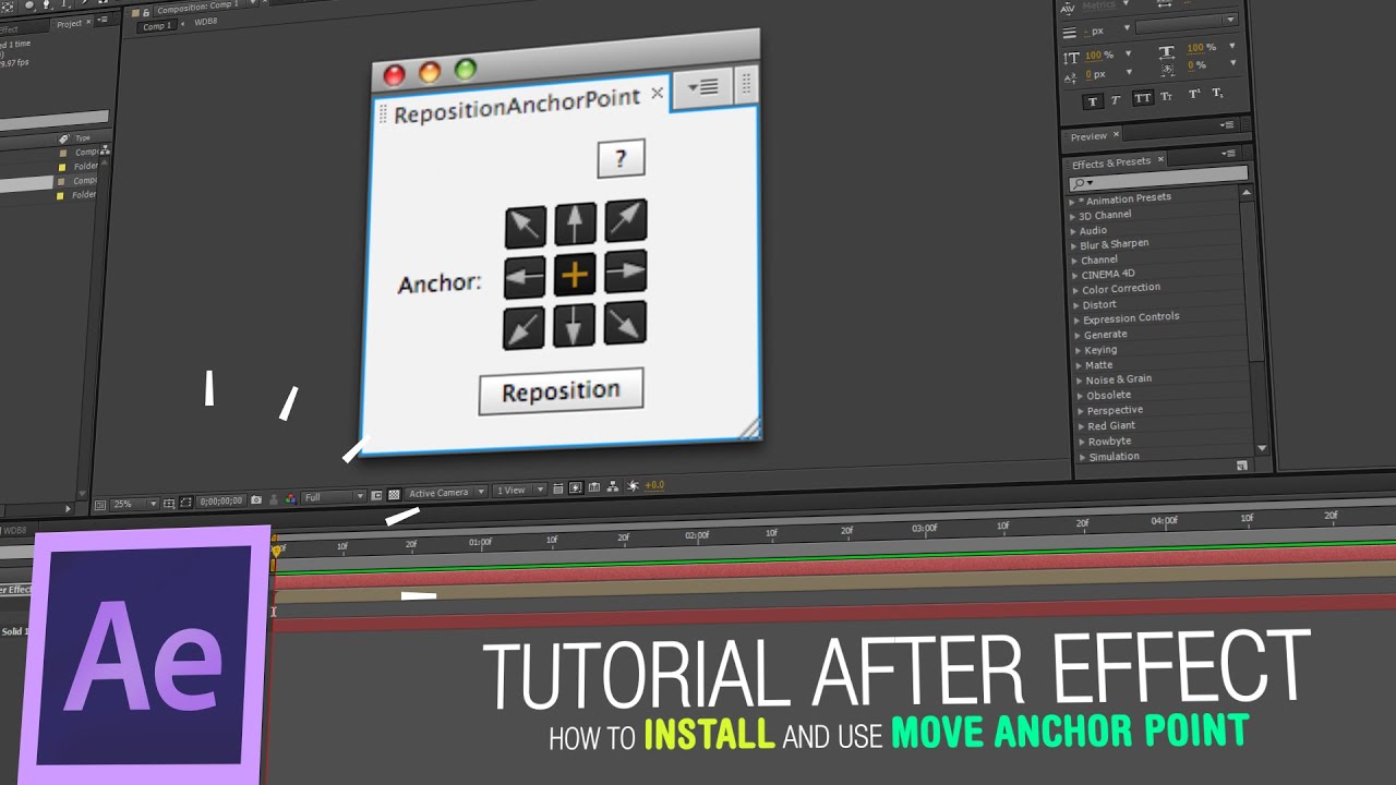 Move Anchor Point In After Effects Cs5 Crack Jeremy Clay Powered By Doodlekit